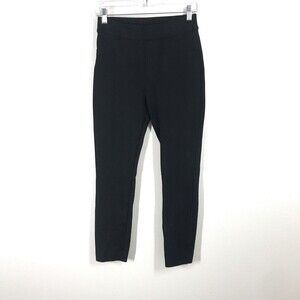 Spanx Women's The Perfect Black Pant Size Small Pull On Backseam Skinny Ankle